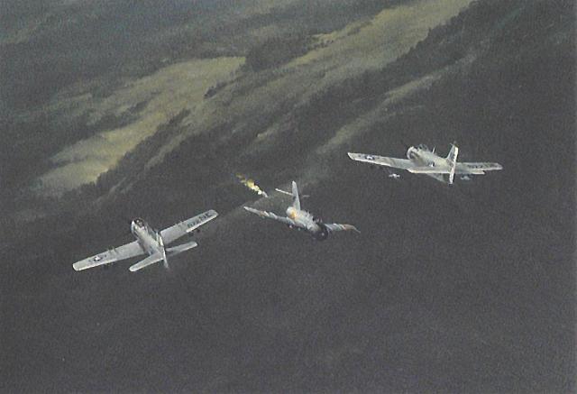 VA-25 Spads shot down a Mig-17