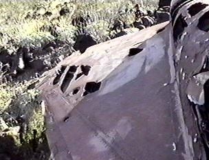 F4 TAIL - This aircraft was lost on October 22, 1975 during a training flight in which the pilot, Capt. Anderson was lost.