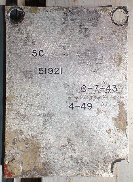 921's cockpit data plate - photo by Jean-Pierre Joncheray via Philippe Castellano