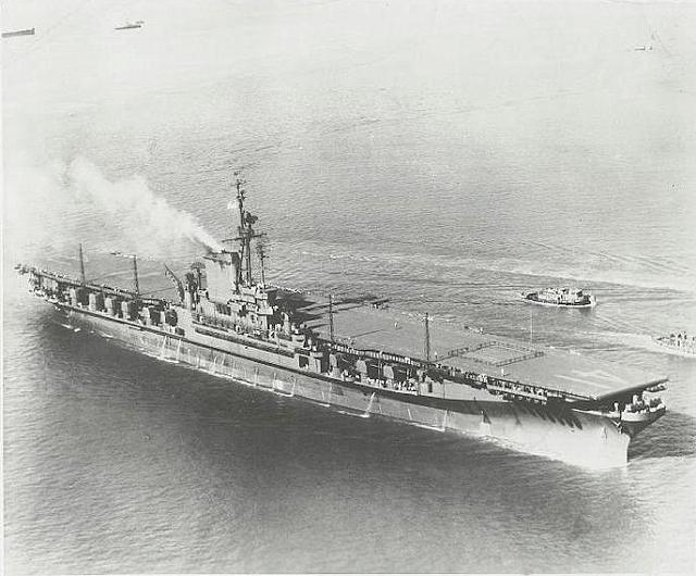 USS Midway in Chesapeake Bay