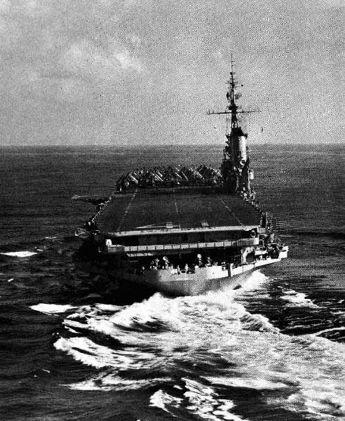 USS Midway on the way to the Med 1952