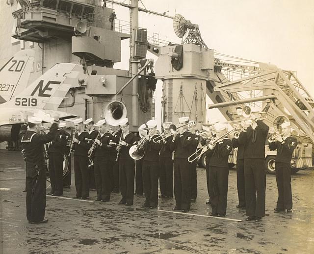 1/9/58 - Flag Band - Captain's Inspection