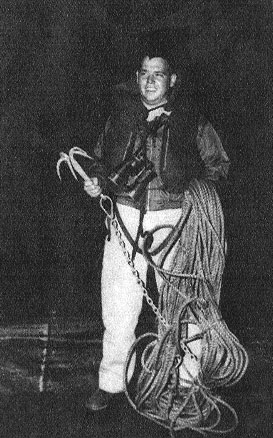 Ltjg Ivan Belyea watches for the mail buoy 25April63