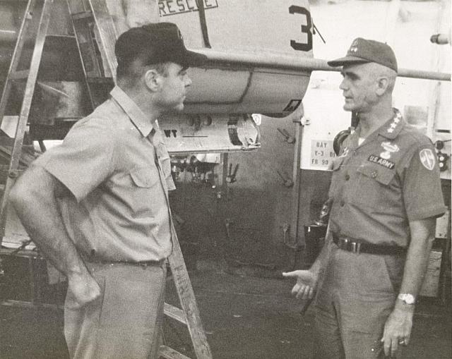 1965 (exact date unknown) - General Westmoreland & unknown