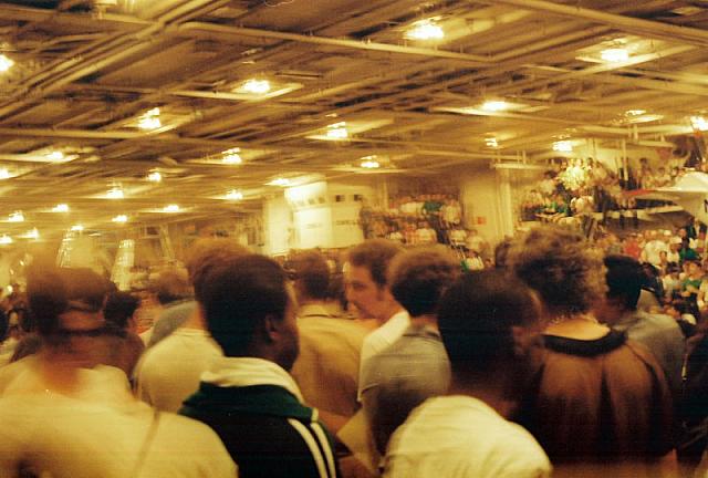 Smokers I think in Hanger Bay