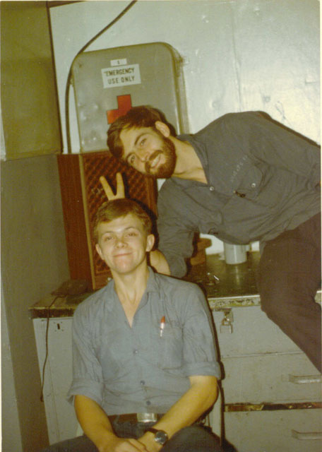 FN Huartson getting Deviled by MM3 Wingate.