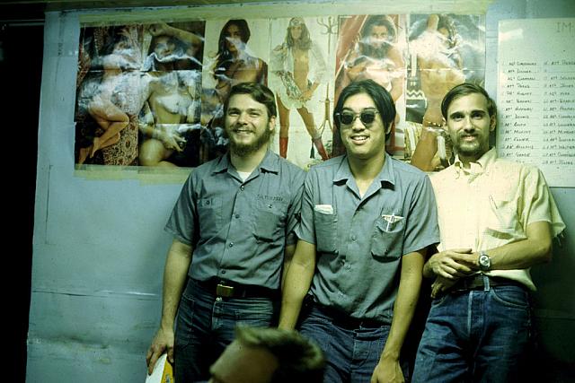 L to R Kent Matouch, Dave Huey, Bill Lowers VAW 115