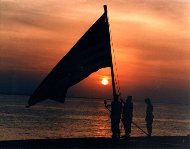 Marines and flag duty