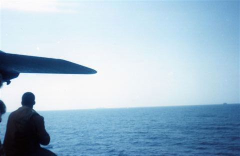 Looking off the fantail