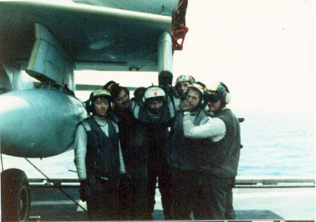 Eagle shooters loading Vic on a pylon