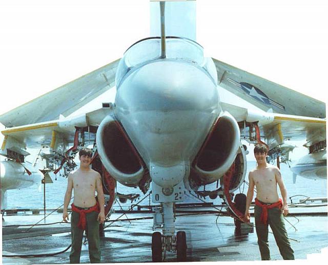 Ordie Monte Bringle next to an Eagle A-6