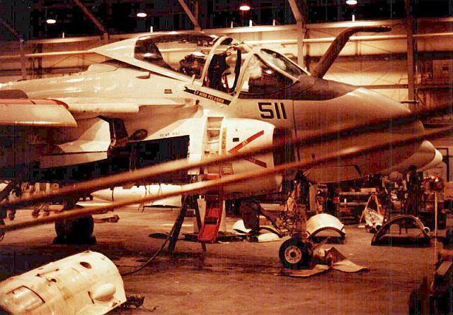 511 in VA-128's Hangar