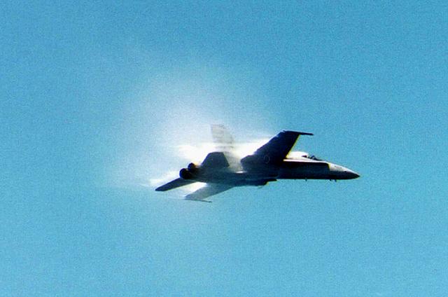 FA-18 Sonic FlyBy