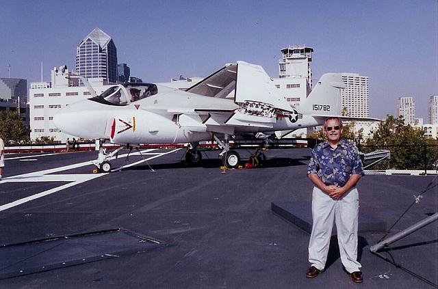 Bob "Woody" Wood and my first A-6
VA-115 Pilot 1972-73, 79-80