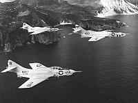 F9F Cougars of VA-192 and VFP-61 over Formosa 1957