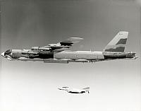 B-52 with VF-161 escort circa 1984