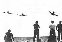 F4U flyover Fall 1945 Shakedown Cruise