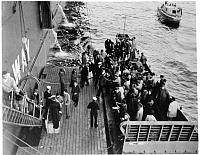 Scientest boarding for Operation Sandy Launch