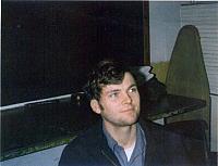 Me in the shop watching the TV.