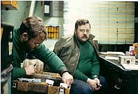 Larry Allison (L) and Jon Barker (R) Eagle AQ Shop