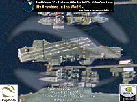 Keyhole photo of U.S.S. Midway at Bremerton shipyard. - courtesy of Bill Martin