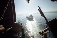 Midway through the cargo door