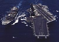 U.S.S. Midway unrepping