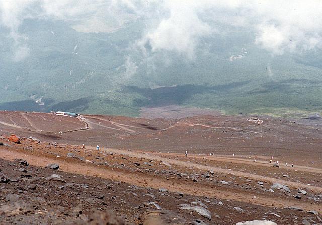 Looking down on the other side