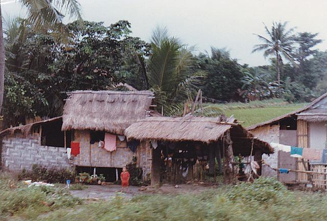 View across the river from the base