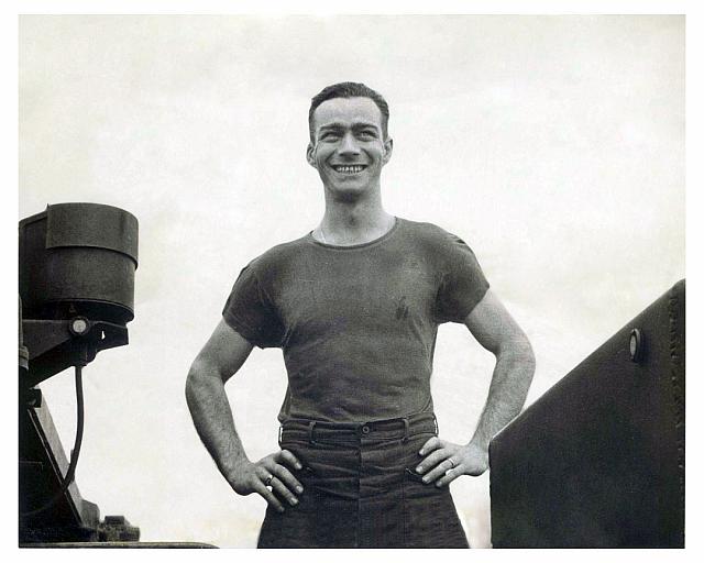 AMM1c George Coleman VBF-74 - 1945 probably during the Shake Down cruise - courtesy of his son George Coleman