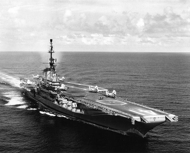USS-MIDWAY-JUNE-5,-1958 - courtesy of Gary Schreffler