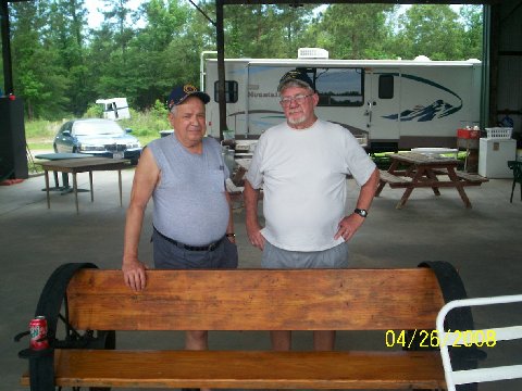 Our guests from the Philippine Sea,  Left Ron Kalluas and Bill Jones