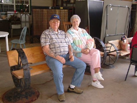 Bob and Lurene Shultze (Bob was Waste Catapult Captain 57-50) In Beaumont 2006