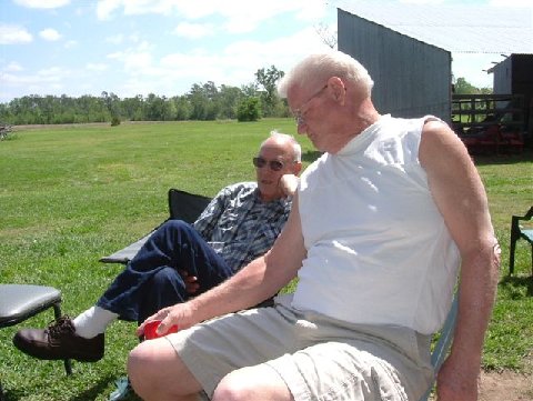L to R  Ralph Barley and Ralph Little
Beaumont 2006
