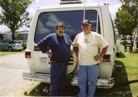 L to R Jerry Boysel and Ruddy Wortham   Shawnee Oklahoma 2006