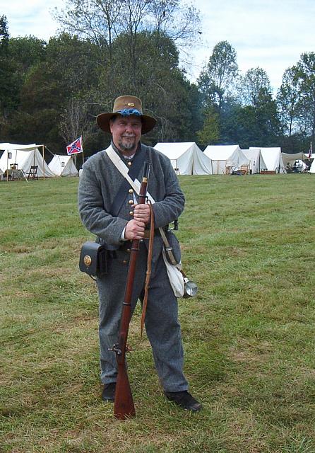 Monte at a Civil War reenactment - Oct 2005