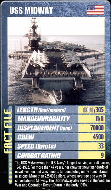 Top Trumps card available at the Jet Shop - Courtesy of Bill Purcell