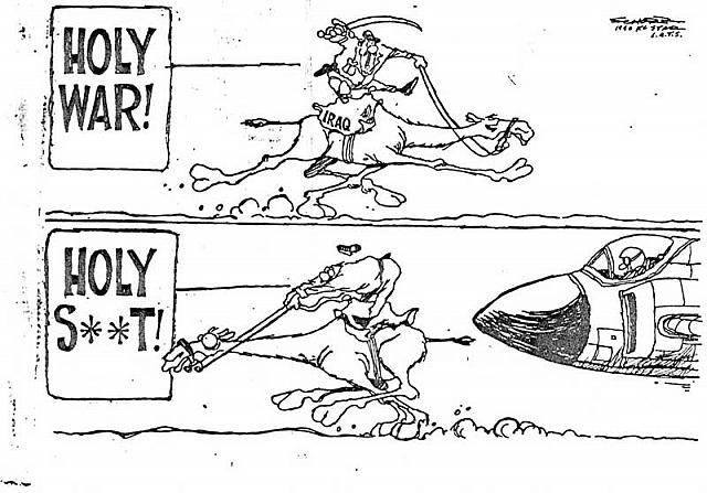 Cartoon that appeared in an airplan - courtesy of Gary Schreffler