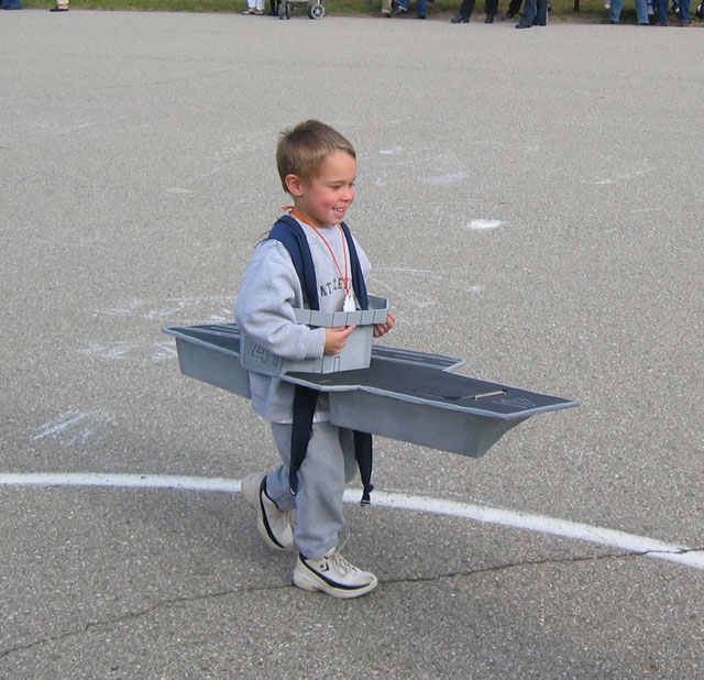 Andrew manning the Admiral's Bridge