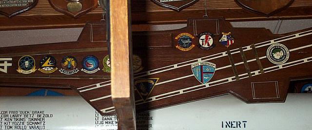 Cubi O Club plaque on display at the Naval Aviation Museum in Pensecola, FL - courtesy of José Lahoz