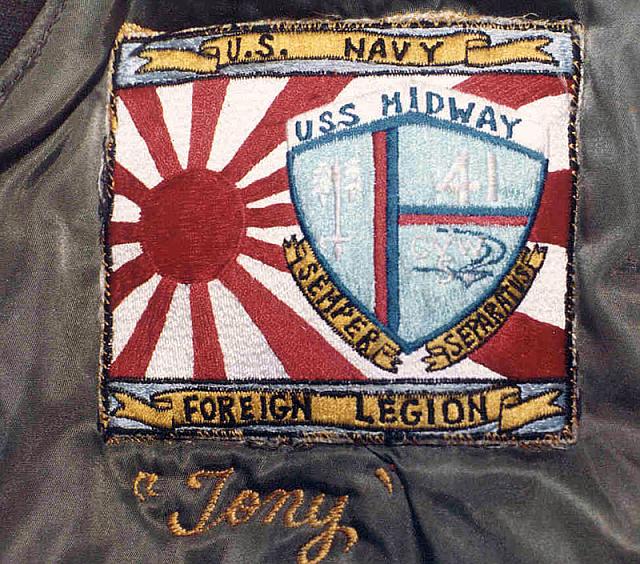 Jacket patch - courtesy of Tony Cartland