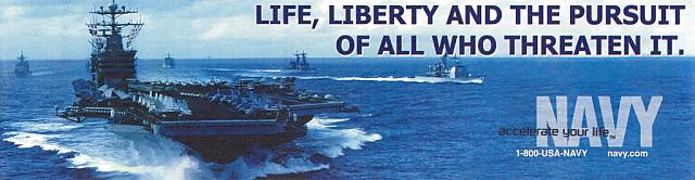 Navy Bumper sticker - courtesy of Troy Prince