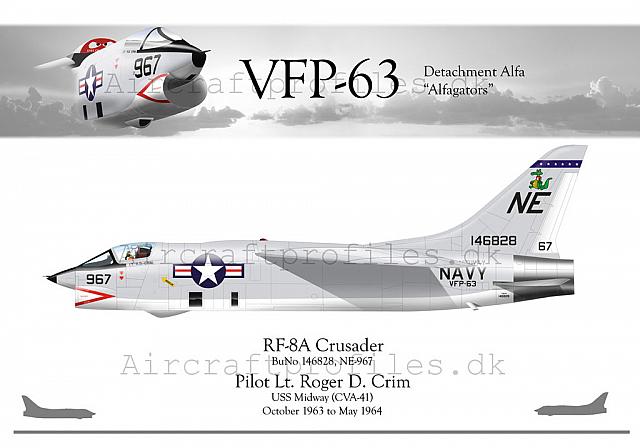 VFP-63 RF-8A Crusader personalized
Goto [url=http://www.aircraftprofiles.dk/]www.aircraftprofiles.dk[/url] for ordering informa