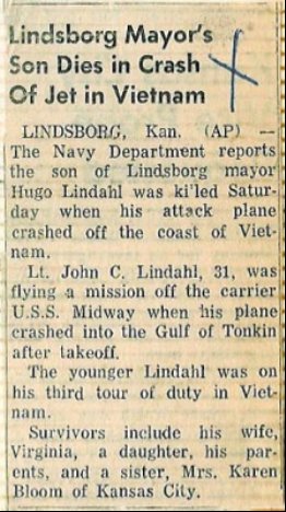 Viet Nam Loss Article - Courtesy of Cheryl Blevins