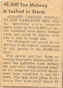 Storm During Operation Frostbite - Courtesy of Bob Wood