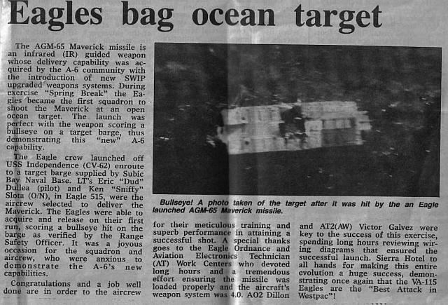 VA-115 - 6/12/92 - courtesy of Ike Newkerk