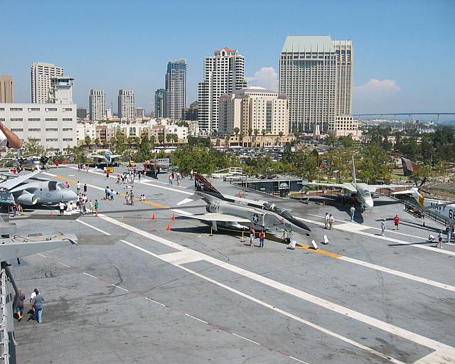 Flight deck from vultures row