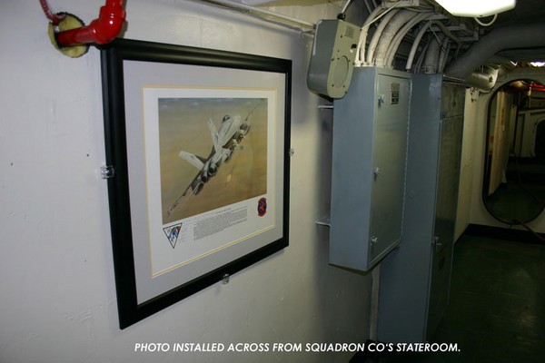 Photo across from CO's stateroom