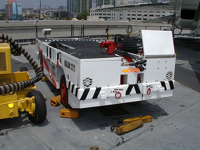 Flight Deck Crash and Salvage, Fire fighting tractor
