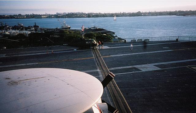 Flight Deck from Bridge